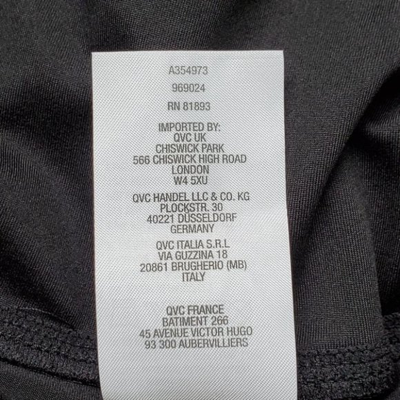 Tracy Anderson for G.I.L.I. Black Regular Knit Hight Waisted Ankle Leggings 3X - Picture 8 of 9